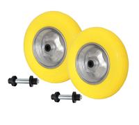 TrutzHolm Roue De Brouette Plein Caoutchouc PU 2er Set 390 mm 4.80/4.00-8