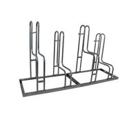 TRUTZHOLM Support Vélos Râtelier 4 Vélos Acier Zingué Argent