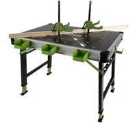 TRUTZHOLM Table Multifonction Filaire 85 x 60 cm Vert, Hauteur Réglable