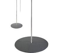 TRUTZHOLM Tapis Poledance 5 cm d’épaisseur Ø120 cm Noir, Protection