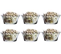Truva Lot de 6 bols à dessert en verre transparent Ø 10 cm