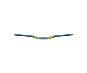 Truvativ Guidon - Colab Série Descendant - Troy Lee Conception Aluminumriser 31.8mm Diamètre Clamp, Largeur 800 mm, 25 mm Lève-toi, Starburst Cyan/Bleu: Noir 800mm