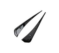 Truvix Jeu de 2 moulures décoratives en ABS Noir Brillant pour Les Ailes, pièces externes pour couvertures d'ailes, Accessoires GM