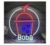Truvix Lumières néon Néon Enseignes lumineuses Decor Boba Tea Enseigne Lumineuse Au Faite À La Main