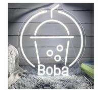 Truvix Lumières néon Néon Enseignes lumineuses Decor Boba Tea Enseigne Lumineuse Au Faite À La Main
