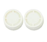 TRV Lot de 2 bouchons de réglage pour vannes de radiateur, M30 x 1,5, couvercle décoratif en plastique, blanc thermostatique régulateur de chauffage, lot de 2 ou 10 (compatible)