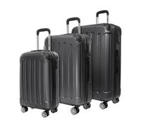 TRVLMORE Set Valise Rigide - Lot Valise - 3 Set de Valise de Voyage - Set Valises Rigides 4 roulettes - Luggage - Set 3 Valises - Ensemble Valise - Suitcase Set - Noir