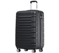 TRVLMORE Valise Cabine 55x35x25 - Bagages Cabine - Bagage Cabine 55x35x25 - Petite Valise - Valise Cabine 55x40x20 - Valise Rigide - Valise Roulette - Trolley Voyage - Suitcase - Noir