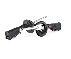 TRW 2x Amortisseur Jambe de suspension Pression de gaz Essieu avant Compatible avec FORD Fiesta Mk6 3/5 portes JA8, JR8 JGM1091T