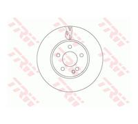 TRW 2X Disque De Frein Avant Ø300 Mm Pour Mercedes-Benz Vito Kasten W447 114 CDI
