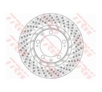 TRW 2X Disque De Frein Avant Ø304Mm Ventilé Pour Porsche 911 Targa 993