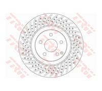 TRW 2x Disque Frein Avant Ø330mm Ventilé pour Mercedes W211 S211 R230