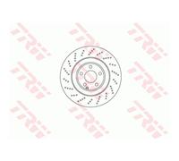 TRW 2x Disque Frein Avant Ø344mm Perforé / Intérieur pour Mercedes-Benz CLS C218