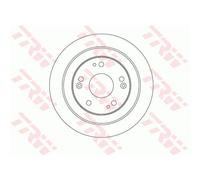TRW 2x Disques de Frein Arrière Ø276 MM Plein pour Honda Civic (Ix) Couleurs Fg