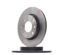 TRW DF1217 2x Disque de frein Ø247mm Hauteur: 34,2mm Épaisseur: 10mm Cercle de percage -Ø: 108mm plein