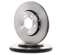 TRW DF2803 2x Disque de frein Avant Ø256mm Hauteur: 37mm Épaisseur: 22mm Cercle de percage -Ø: 100mm ventilé Compatible avec VW Golf IV 3/5 portes 1J1 Golf V 3/5 portes 1K1 Polo V 3/5 portes 6R1, 6C1
