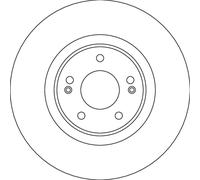 TRW DF4632S Disque de frein pour HYUNDAI,KIA