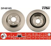 TRW DF4916S Disque de frein pour MERCEDES-BENZ