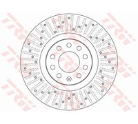 TRW Disque de frein DF6189S avant ventilé perforé 1 pièce