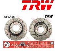TRW df6266s Disque de frein