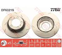 TRW DF6321S Disque de frein