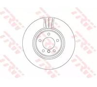 2x Disque de frein ventilé DF6609S TRW pour BMW 1 Coupé 1 Décapotable