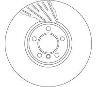 TRW DF6612S Disque de frein pour BMW