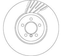 TRW DF6613S Disque de frein pour BMW