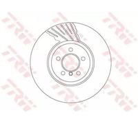 TRW DF6614S Disque de frein Avant droit pour BMW 5 Limousine (F10) 5 GT (F07)