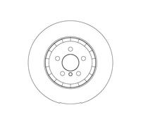 Disque de frein TRW DF6636S