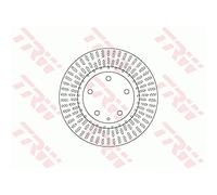 Disque de frein TRW DF6670 arrière, ventilé, 1 pièce