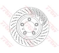 TRW DF6721S Disque de frein pour PORSCHE