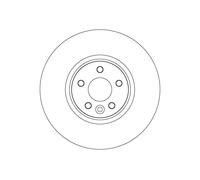 TRW DF6724S Disque de frein pour VOLVO