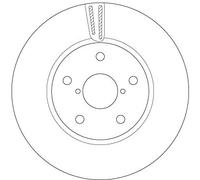 TRW DF6727S Disque de frein