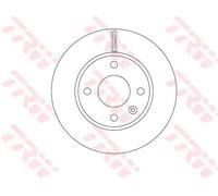 Disque de frein TRW DF6783 avant, ventilé, 1 pièce