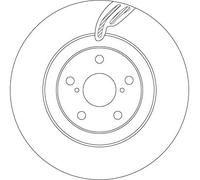 TRW DF6792S Disque de frein pour LEXUS,TOYOTA