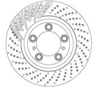 TRW DF6821S Disque de frein