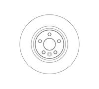 TRW DF6848S Disque de frein