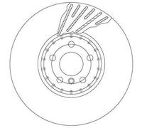 TRW DF6890S Disque de frein pour BMW X3 (G01, F97) 3 Touring (G21) X5 (G05)