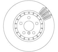 TRW DF6892S Disque de frein pour BMW
