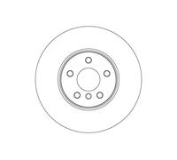 TRW Disque de frein DF6899S ventilé avant – pour BMW 3 & 4 (Touring, Coupé, Gran Coupe)