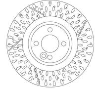 TRW DF6930S Disque de frein pour MINI