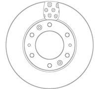 TRW DF6962S Disque de frein pour HYUNDAI