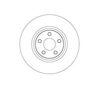 TRW DF6998S Disque de frein pour FORD,FORD USA