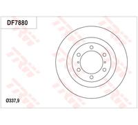 TRW DF7880S Disque de frein pour LEXUS,TOYOTA