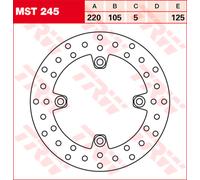 TRW Disque de frein, arrière MST245, DIAM. 220MM, FIXE