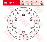 TRW Disque de frein MST247 1 pièce