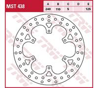 TRW Disque de frein, arrière MST438, DIAM. 240MM, FIXE