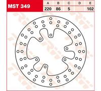 Trw Disque De Frein Arrière Round Yamaha Xt 600 89