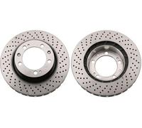 TRW Disque de frein Avant droit pour PORSCHE 911 (993) 911 Décapotable (993)